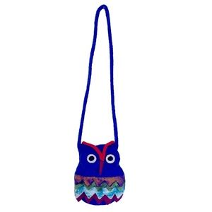 BALL RUGS Nepal 100% Wool Owl Ball Rugs Shoulder bag